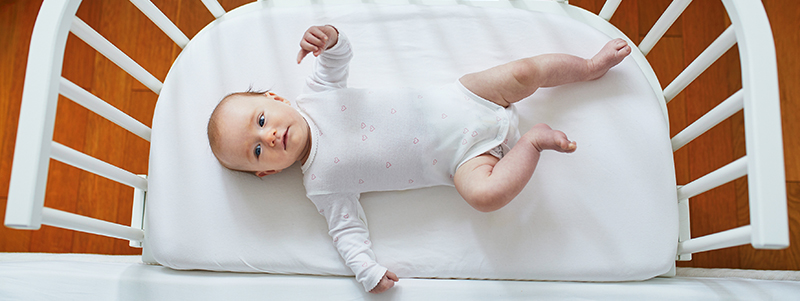 Baby in cosleeper