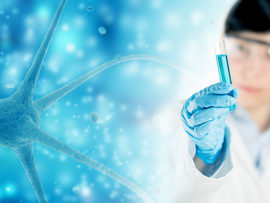 Geneticist with Neuron