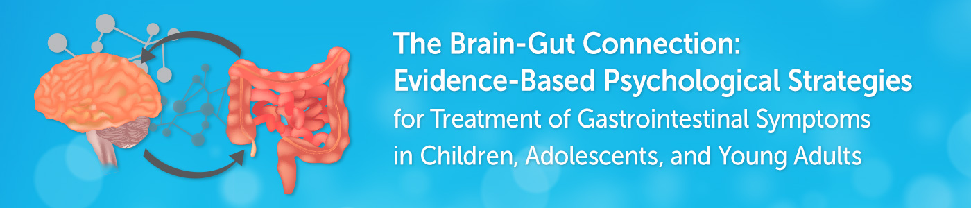 Brain-Gut Connection banner with colon and brain illustrations