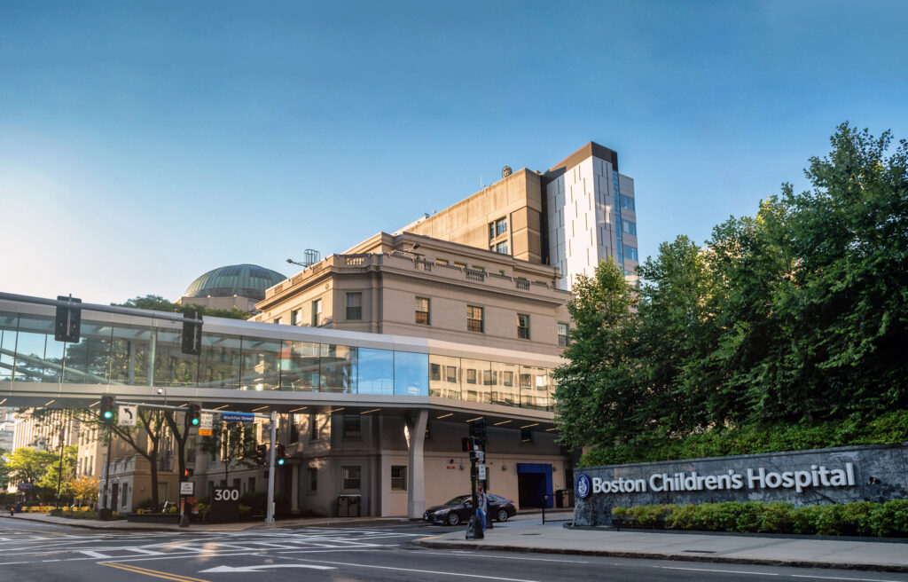 Exterior of Boston Children's Hospital